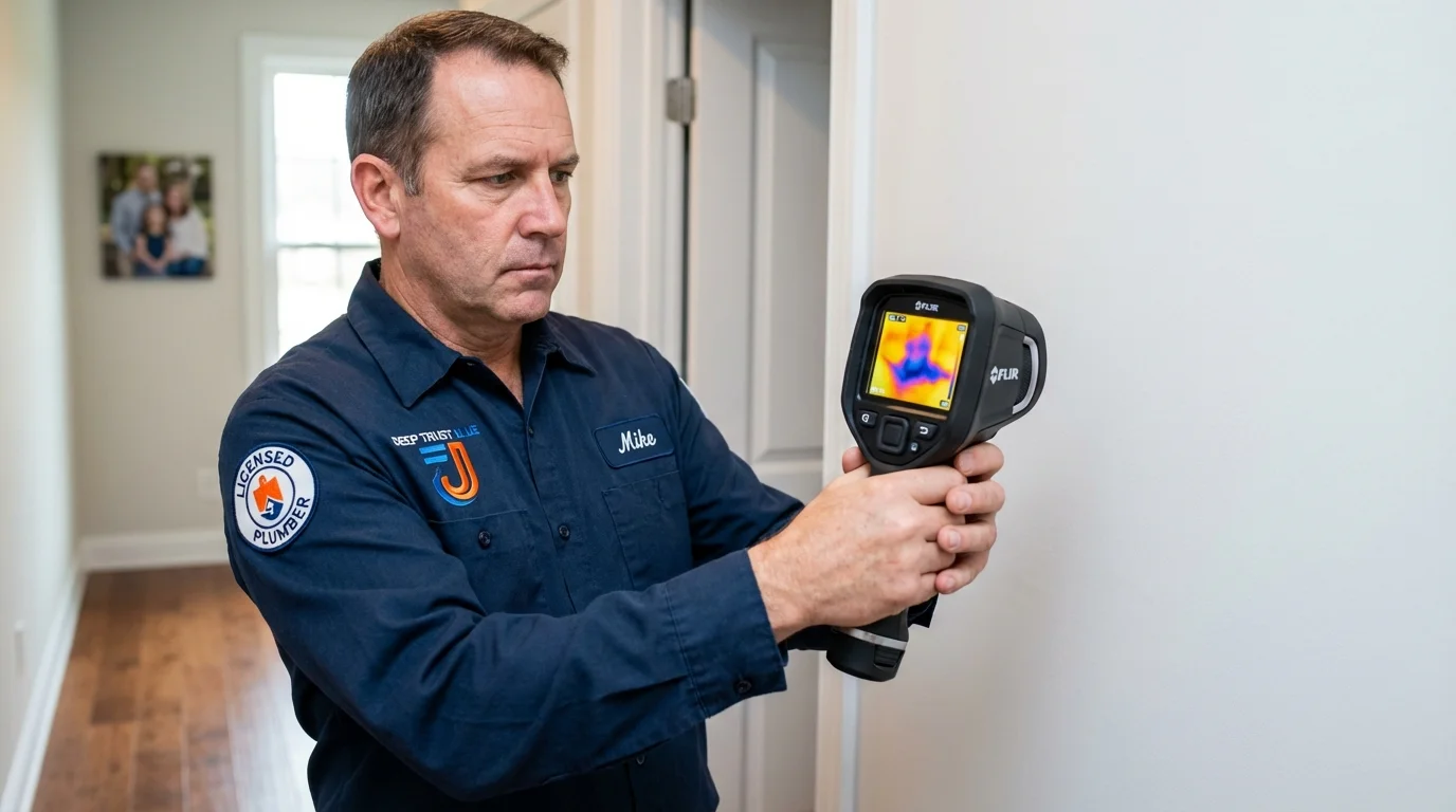 Thermal imaging leak detection by Johns Plumbing LLC in Patton
